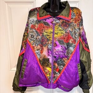 80s 90s Vintage casual isle women’s jacket size XL